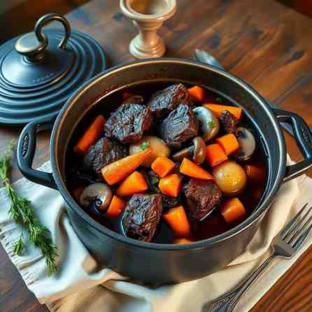 Julia Child's Beef Bourguignon - Classic Recipe